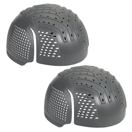 Ergodyne Universal Bump Cap Insert, Extra Venting, Fits Any Hat, Charcoal, PK2 8945F(X)2P